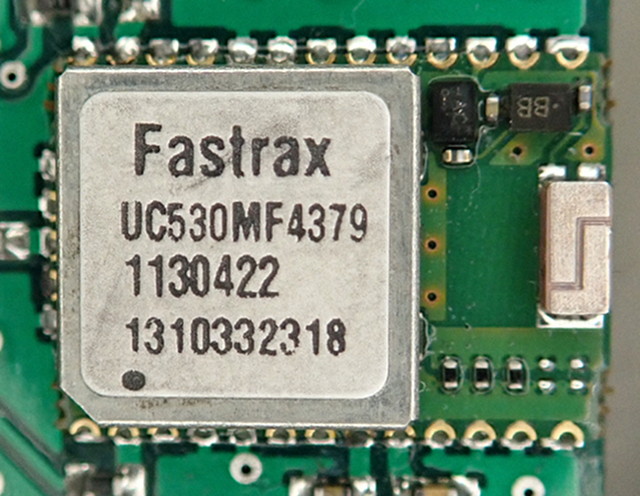 u-blox Fastrax UC-530M GPS/GNSS module with chip antenna