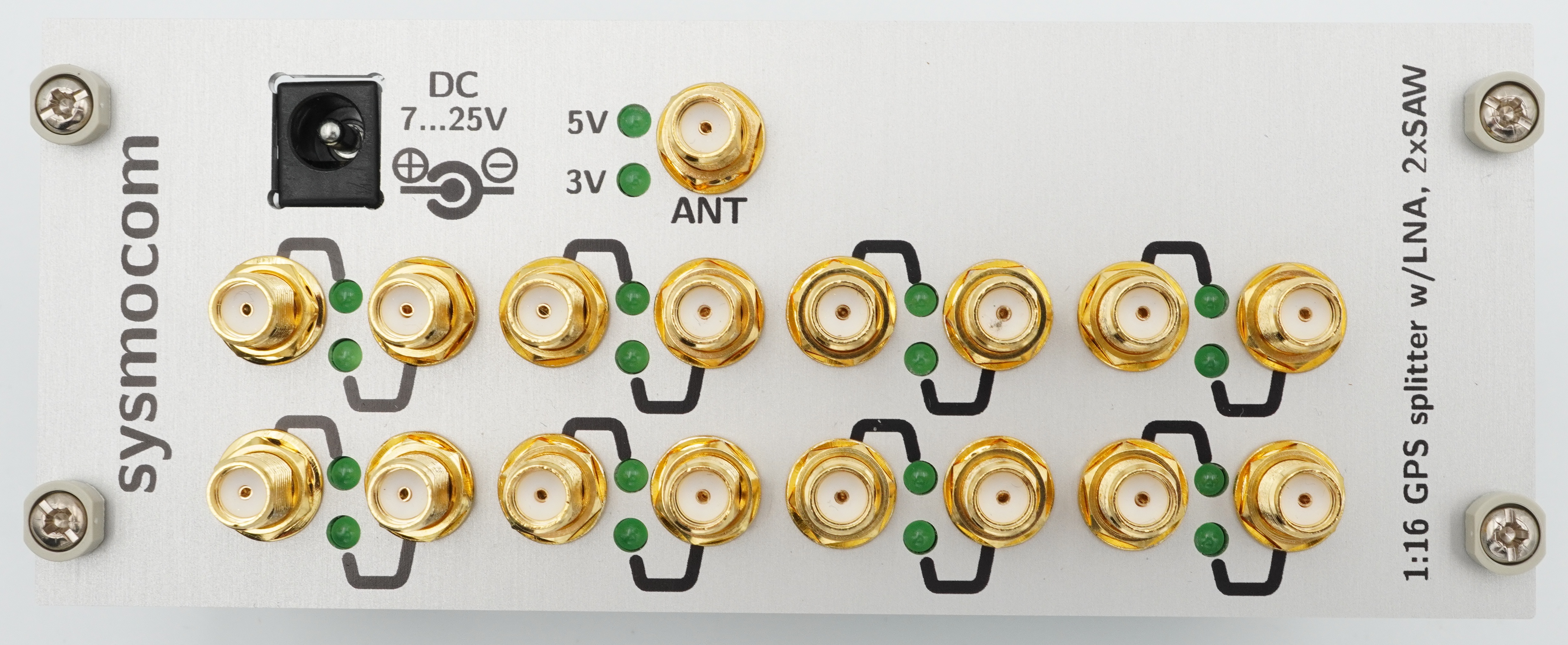 16-channel GPS antenna splitter