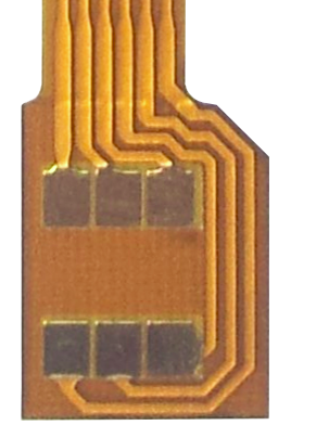 SIMtrace microSIM (3FF) FPC Cable, FPC on cut corner side