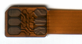 SIMtrace nanoSIM (4FF) FPC Cable, FPC opposite cut corner side