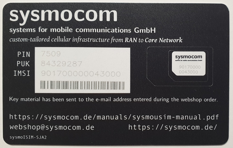 sysmoISIM-SJA2 SIM + USIM + ISIM Card (10-pack) with ADM keys